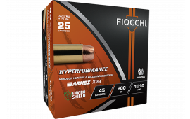 Fiocchi 45LCBA Hyperformance 45 Colt 200 GRXPB 25 Per Box 