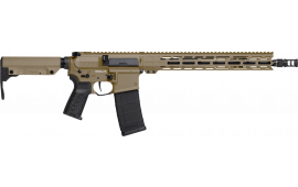 CMMG RESOLUTE Mk4 Semi-Automatic 5.56x45mm Rifle, 14.5" Barrel with Pinned & Welded Muzzle Device, 30+1 Capacity - Coyote Tan Cerakote - 55A060BCT