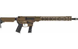 CMMG RESOLUTE Mk17 Semi-Automatic 9x19mm Rifle, 16.1" Barrel, 33+1 Capacity, Sig P320 Magazine Compatible - Midnight Bronze Cerakote - 92A530FMB