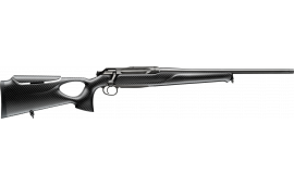Sauer 80117119 505 Synchro XTC Full Size 3+1 22" Matte Blued Threaded Barrel, Matte Blued Saddle Mount Steel Receiver, Black Thumbhole w/Adj Comb Carbon Fiber Stock