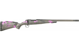Fierce Firearms Mini Rogue Bolt Action 6.5 Creedmoor Rifle, 20" Match Grade Barrel, 4+1 Capacity - Purple Camo Carbon Fiber Stock - ROGM65CM20BP