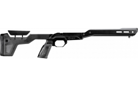MDT 107837BCF HNT26 Chassis System Black Carbon Fiber Fits Howa 1500 SA/ Weatherby Vanguard Compatible w/ Aics Mags Short Action Standard
