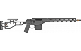 Q LLC FIX6516INGRY The Fix 10+1 16" Lightweight Threaded Barrel, Aluminum Receiver w/Picatinny Rail, Free Floating Q-Sert Handguard, Black Folding Adjustable Folding Stock