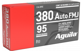 Aguila 1E802110 380 ACP 95 GR Full Metal Jacket - 50rd Box