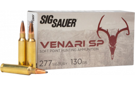 Sig Sauer V277SFSP13020 Venari 277 Sig Fury 130 GRSoft Point 20 Per Box 