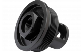 Advanced Armament Company 65011 Flange Indexing Direct-Thread Adapter 5/8"-24 tpi, Muzzle Brake Design, 1-3/8"-24 tpi Socket