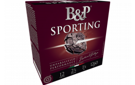 B&P Ammunition 12B1SH75 Sporting Clay 12Gauge 2.75" 1oz 8.5Shot 25 Per Box