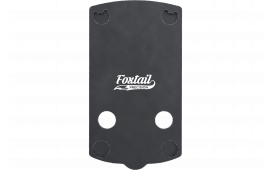 Foxtail Precision 100009 Red Dot Adapter Plate for Optics-Ready Pistol, Black Anodized - Fits Glock 43X/48 MOS, Springfield Armory OSP