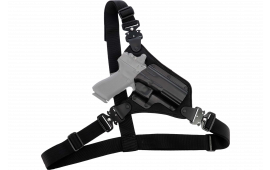 Galco HR872RB Chest Holster Fits chests to 58" Black Hybrid Kydex/Nylon Fits Glock 17Gen 3-5