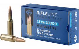 PPU PP6GH Standard Rifle 6.5 Grendel 120 GR Hollow Point Boat Tail (HPBT) - 20rd Box