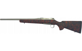 Sauer 100 Silver XT Full Size 5+1 22" Stainless Steel Cerakote Barrel, Stainless Cerakote Drilled & Tapped Steel Receiver, Black HS Precision Synthetic Stock
