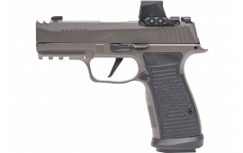 Sig Sauer 365AXGCA9LEGIONRXX P365 AXG Legion ROMEO-X 9mm 17+1 3.10" Compact Frame Legion Gray Cerakote Stainless Slide G-10 Grip