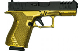 Great Lakes Firearms GL19 G-GLD 19 Striker 4" 15 Shot Black Frame Galaxy Gold Slide