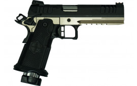 Great Lakes Firearms GL1911DS-9FSS G-PLT 1911DS Synergy 5" Barrel, Black Slide, Platinum Frame