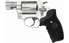 Smith & Wesson 163052 637 Airweight with Crimson Trace Laser Grip DA/SA .38 Special 1.875" 5 Crimson Trace Laser Stainless Revolver
