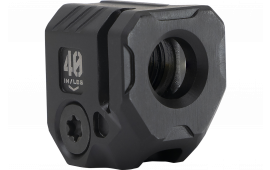Strike Industries MCQUAD Micro Threaded Compensator Black Steel 0.89" OAL Compatible w/ 9mm/357 SIG