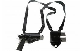 Galco MCII870B Miami Classic II Shoulder System Black Full Grain Leather