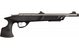 Crickett KSA796 Pistol Adult Frame Single Shot 9" Threaded Stainless Steel Barrel, Black Polymer Frame