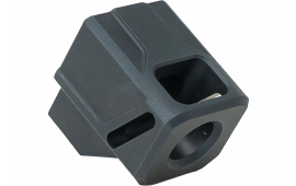 Faxon Firearms FFPACOMPDSG01 EXOS-513 Compensator Black Nitride 6061 Aluminum 1/2"x28 Threads 1.10" OAL Compatible w/ Glock Gen 3 19/17/34
