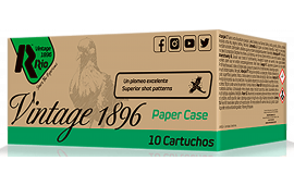 Rio Ammunition VP36FHV8 Vintage 1896 Paper Flyer 12Gauge 2.75" 8Shot 10 Per Box