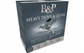 B&P Ammunition 12B18D9 Heavy Dove & Quail 12Gauge 2.75" 1 1/8oz 9Shot 25 Per Box