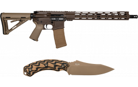 Diamondback DB175AK131 DB15 30rd 16" Black Nitride 7075-T6 Aluminum Receiver 15" M-LOK Handguard Brown Flat Dark Earth Magpul Grip
