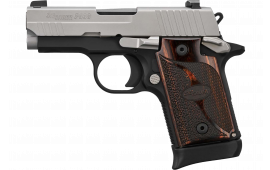 Sig Sauer 938-9-TXR3-AMBI P938 3" SAO XRAY-3 6/7rd TWO-TONE/WALNUT