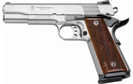 Smith & Wesson 178017 1911 Pro Single 9mm 5" 10+1 Wood Grip Stainless