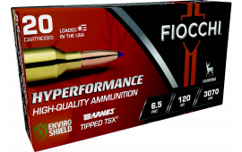 Fiocchi 65PRCTT Hyperformance 6.5PRC 120 GR Barnes Tipped TSX 20 Per Box