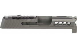 True Precision Inc TPP365SBCRMS Axiom Optic Cut Slide Fits Sig P365 Black DLC Anodized 416rd Stainless Steel