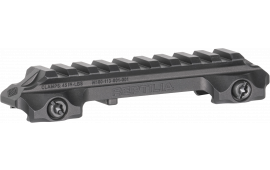 Reptilia LLC 100270 RMU Mount 9 Slot Black 7075-T6 Aluminum Mil-Spec 1913 Picatinny Rail Mount