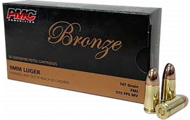 PMC 9H 9mm 147 GR Full Metal Jacket 50 Per Box