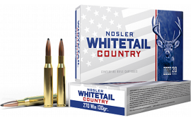 Nosler 40110 Whitetail Country 270Win 130 GR Spitzer Boat Tail 20 Per Box