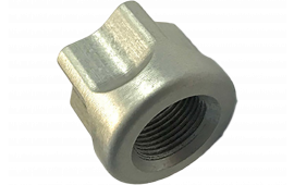 Timber Creek Outdoors 1/228TPS Thread Protector Silver Billet Aluminum 1/2-28