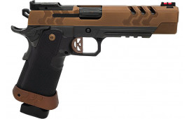 Kimber Mfg.,inc 3500052 2K11 Target (OR) 13+1 5" High Polished w/ Coyote PVD, Brush Polish Flats w/ DLC Coating Stainless Steel Slide Aluminum Grip