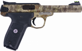 Smith & Wesson 10297 SW22 Victory Single 22 Long Rifle 5.5" 10+1 Black Polymer Grip Kryptek Highlander