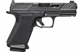 Shadow Systems SS1040CA MR920 Elite 9mm 10+1 Black Nitride Optic Cut/Serrated/Window Cut Stainless Slide Black Interchangeable Backstrap Grip *CA Compliant