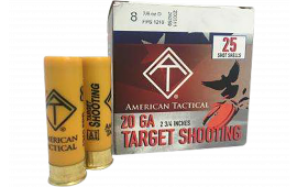 ATI Target Load 20Gauge 2.75" 7/8oz 8Shot 25 Per Box