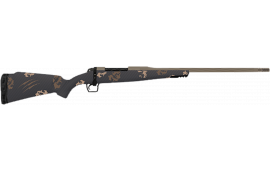 Fierce Firearms TWROG22CM20BRS Twisted Rogue 22" Smoked Bronze Cerakote Steel Threaded Barrel, Drilled & Tapped Steel Receiver, LR Negative Comb Sonora Ambush Camo Carbon Fiber Stock
