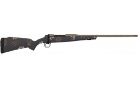 Fierce Firearms TWROG65PRC22BRS Twisted Rogue 22" Smoked Bronze Cerakote Steel Threaded Barrel, Drilled & Tapped Steel Receiver, LR Negative Comb Sonora Ambush Camo Carbon Fiber Stock