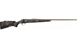 Fierce Firearms TWTROG7PRC24BS Twisted Rogue 24" Armour Lube Black Steel Threaded Barrel, Drilled & Tapped Steel Receiver, LR Negative Comb Sonora Ambush Camo Carbon Fiber Stock
