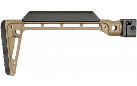 Midwest Industries MIMINSFFDE Minimalistic Side Folding Stock Flat Dark Earth 6061 Aluminum Folding