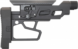 Ruger 90773 Precision Rifle Buttstock Assembly Black Steel/Aluminum/Nylon