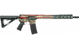Black Rain Ordnance BRO-24123101-AMFLAG Rain SPEC15 Trump Custom Patriot AM Flag 30rd