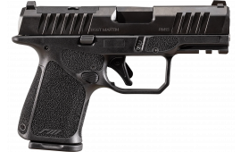 Rost Martin RM1SBLKOSP RM1C 17+1 3.60" Black Tenifer Optic Ready/Serrated Black RGT Grip