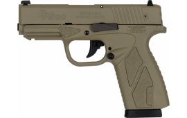 Bersa BP9FDECC 9MM Slimline Compact Pistol, Semi-Auto, 3.3in, 8rd, FDE