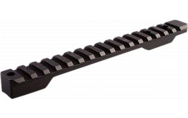 Talley PL0258763 Picatinny Rail Black Hardcoat Anodized Aluminum Fierce Edge/Fury Long Action 0 MOA