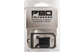 Polymer80 P80CPMWSGRY PF-Series Magwell For Glock 17 6061-T6 Aluminum Gray Hardcoat Anodized