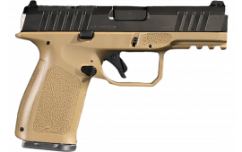 Rost Martin RM1CFDEOSP10CA RM1C 10+1 4" Black Tenifer Optic Ready/Serrated Flat Dark Earth Frame RGT Grip