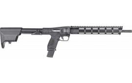 Smith & Wesson 13782 M&P FPC 20+1 16.25" Black Armornite Threaded Barrel, Black Anodized Picatinny Rail Aluminum Receiver, Folding Black Synthetic Stock, Black Grip, Includes 3 Mags & Carry Bag